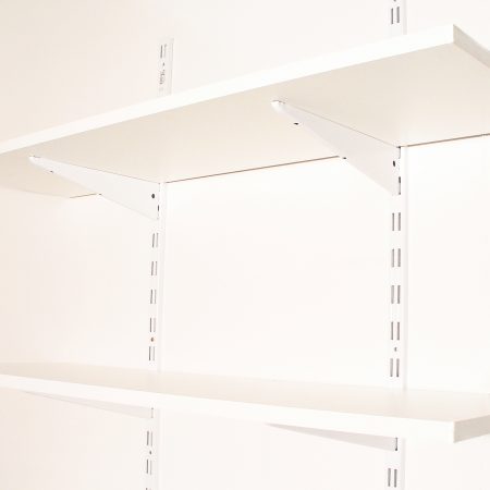Twin Slot Shelving - Wood Finish - Shelf Direct